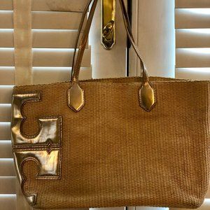 Tory Burch Straw Tote